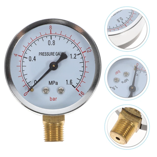 Manometro differenziale, barometro della pressione dell'aria ad alta precisione, monitor digitale HVAC portatile, display LCD retroilluminato, per la misurazione dei sistemi di ventilazione e condizio