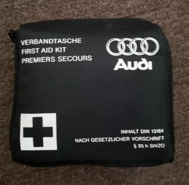 Genuine AUDI First Aid Kit Unused - For A1 A3 A4 A5 A6 A7 A8 Q2 Q3 Q5 Q7 Q8