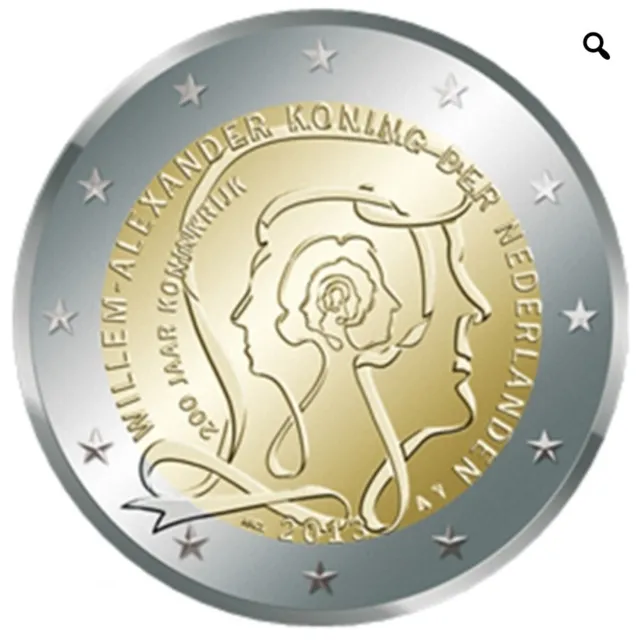 2 Euros Commémorative Pays Bas 2013  UNC