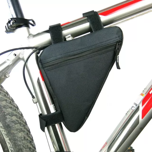 Bicycle Triangle Bag Waterproof Mountain Bike Frame Bag Front Tube Pouch UK