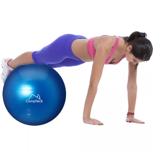 Ballon Suisse de Gym 65cm Ballon Exercice avec Pompe pour Fitness Yoga Pilâtes 2