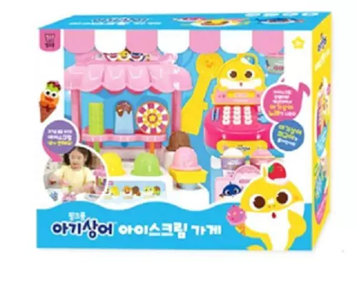 NEW Pinkfong Baby Shark Ice Cream Shop Talking Cashier Play toy