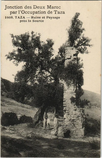CPA AK Taza - Ruine et Paysage pres la Source MAROC (1083263)