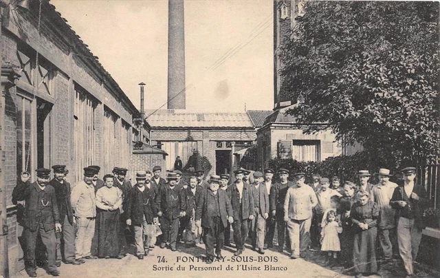 CPA 42 BUSSIERES SORTIE DE L'USINE PERRAUD (pas courante EUR 28,00 - FR