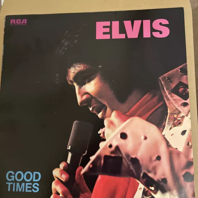ELVIS PRESLEY - Good Times (RCA Victor CPL1- 0475) 1974 LP 12” 33rpm U.S. Import