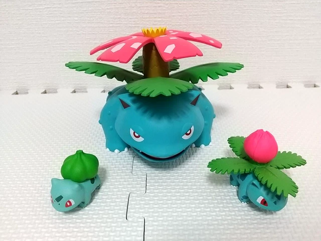 POKEMON SCALE WORLD Kanto Region Bulbasaur Ivysaur Venusaur Figure 1/20 ...