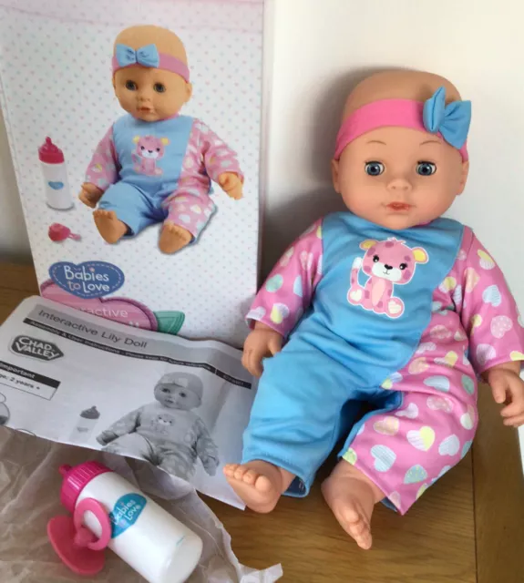 Chad Valley Babies To Love Interactive Lily Doll