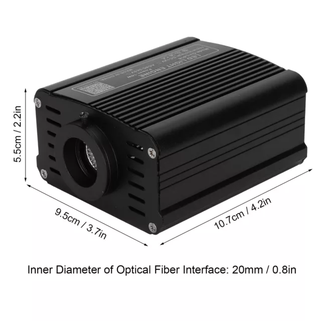 Moteur De Lumière à Fibre Optique DC12V 16W Accessoire De Lumière