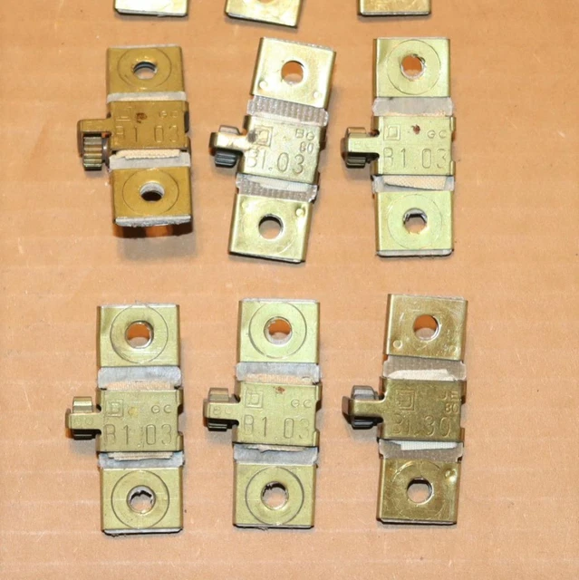 One Lot of 3  Square D  B1.03   Thermal Overload Relay Heater Element Sq D