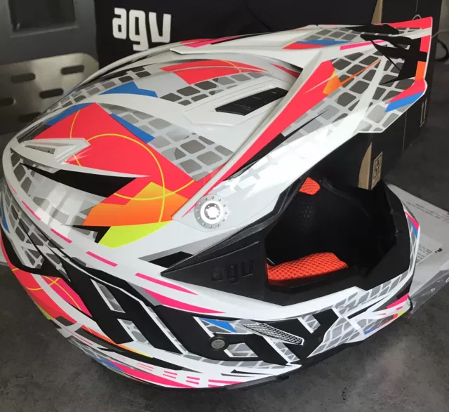 AGV - PROMO CASQUE MOTOCROSS TtTerrain AX-8 EVO AGV E2205 MULTI-SHIP TAILLE L