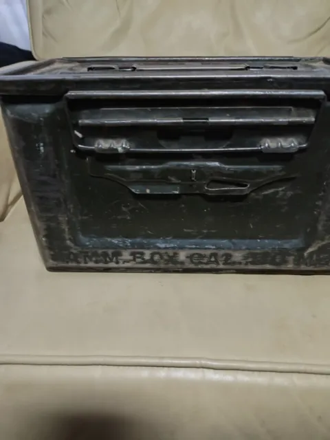 Vtg 50 Cal. WWll Ammo Can