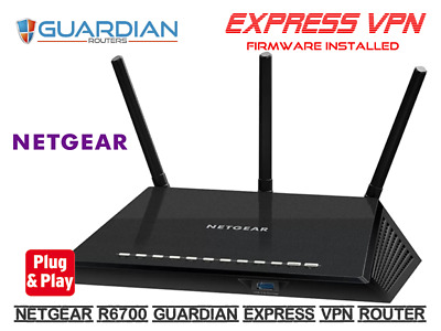 Netgear Nighthawk R6700 Express 'NEXT GEN' VPN Router Full Express VPN Firmware