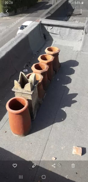 reclaimed chimney pots