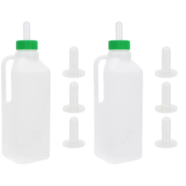 2 juegos botella de leche de ganado para botella de agua cordero niño pequeño portátil