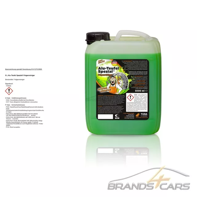 Tuga Chemie 5 L Liter Alu-Teufel Spezial®  Felgenreiniger Grün 50030802