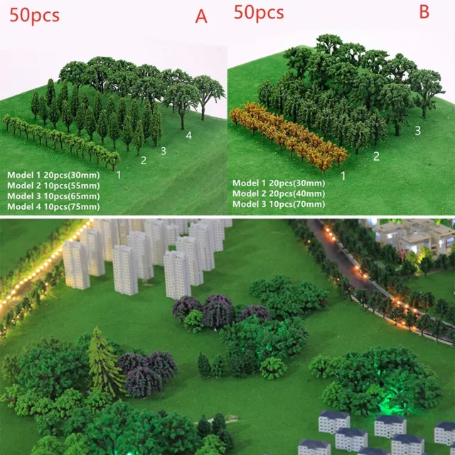 Praktisch Modellbäume Heimwerken Modell A/B Modelleisenbahn Teile Wargame