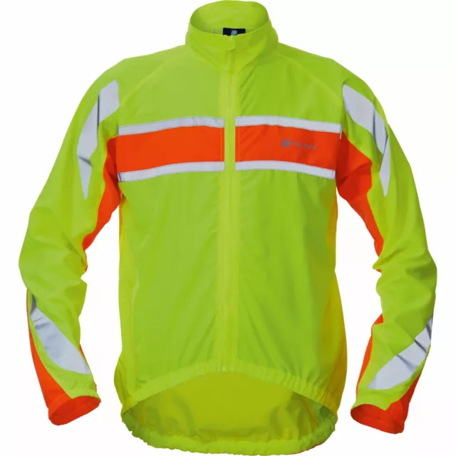 Polaris Rbs Windproof Breathable Highly Visible Fluo Cycle Jacket