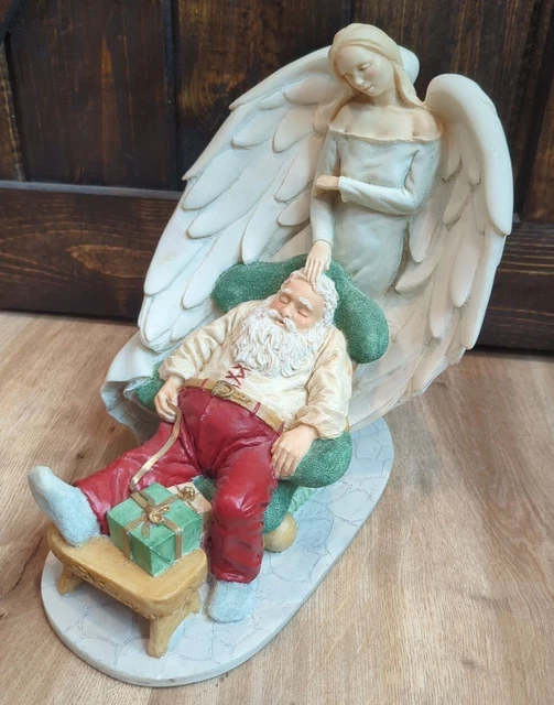 1996 The Legend Of Santa Claus Blessing Santa Sculpture by Ken Memoli