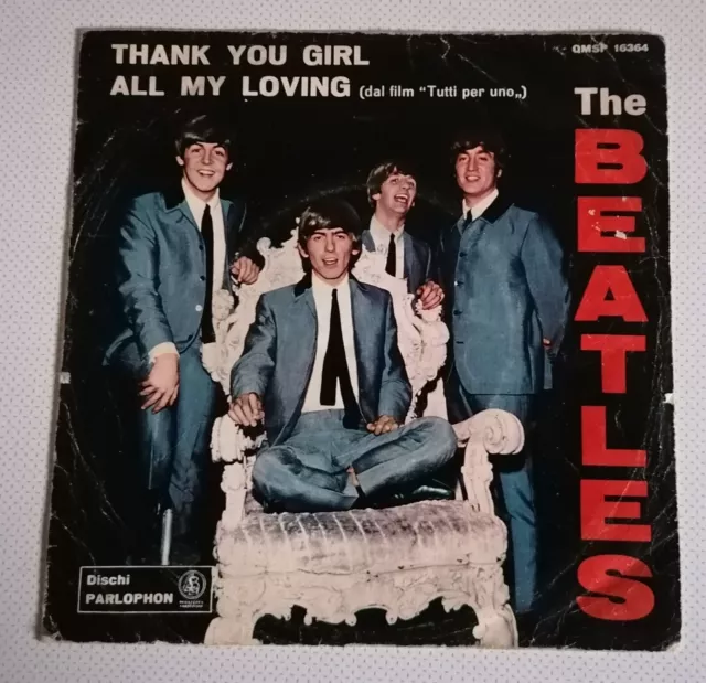 45 Giri Beatles Thank You Girl..