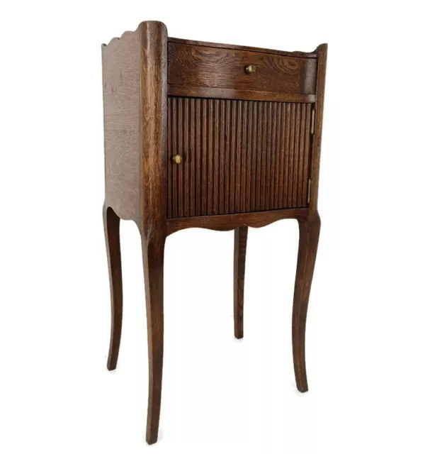 Art Deco Art Nouveau Brown  Side Cabinet Table Night stand Antique Exquisite fro