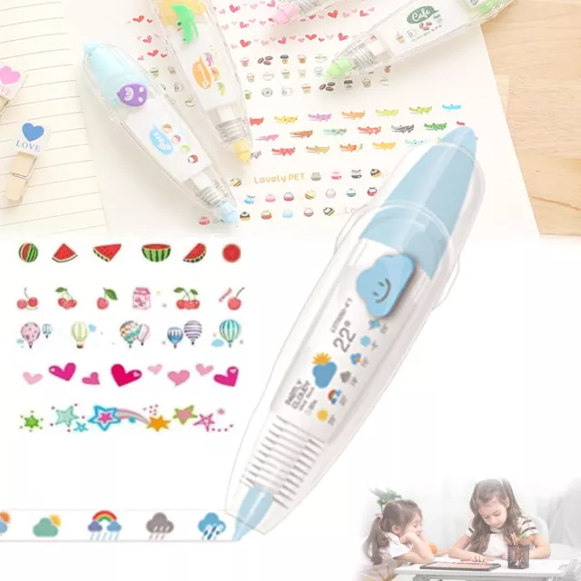 Joyfullift Decorative Pens, Creative Cartoon Pattern Decorative Correction Tape