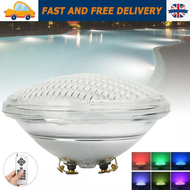 Colorful LED Swimming Pool Light Bulb Embedded Type Underwater Lamp For Par56 UK
