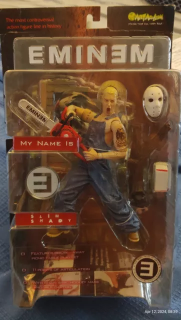 Art Asylum Eminem Slim Shady Chainsaw Marshall Mathers 7 inch Action Figure