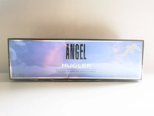 Mugler Angel Coffret 3 Minis Bougies 70 G Neuf