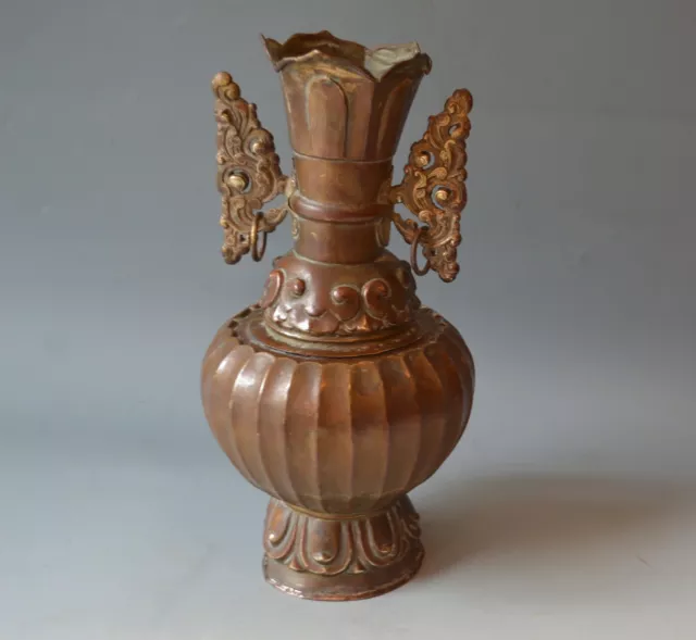 SELTENE antike tibetisch mongolische buddhistische Vase