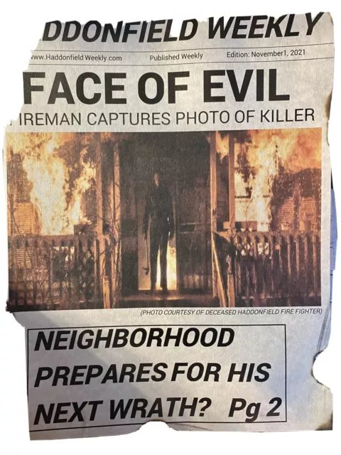 halloween kills michael myers news print horror