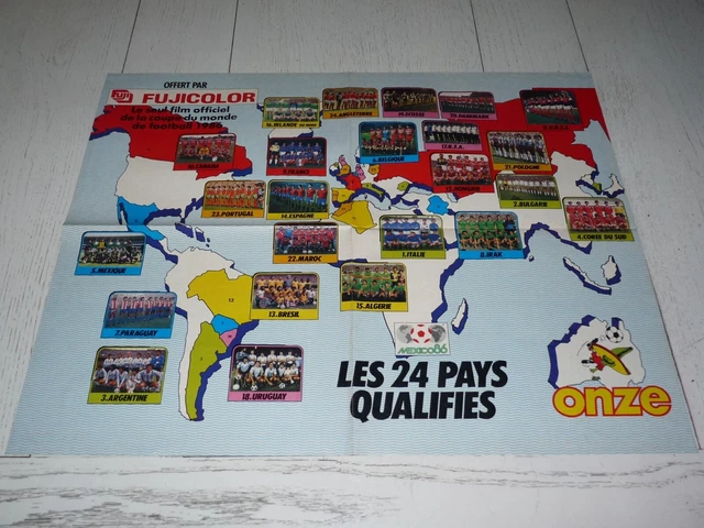 Poster Calendrier Coupe Du Monde 1998 – France 98 / Onze Mondial (Naples)