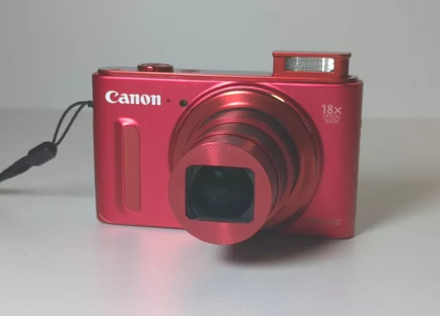 Superbe Canon Powershot SX610 HS Rouge Appareil Photo 20,2 MP, Zoom x18, Sd 16go