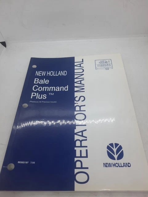 New Holland Bale Command Plus Operator's Manual
