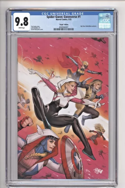 Spider-Gwen: Gwenverse #1 David Nakayama Virgin Variant CGC 9.8