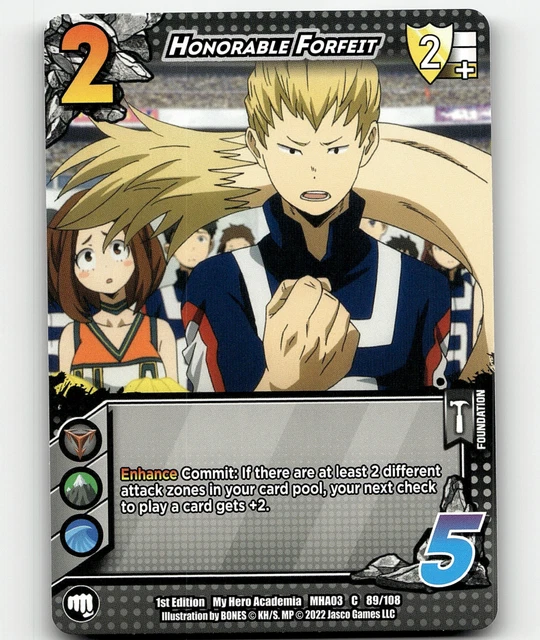 UniVersus Honorable Forfeit My Hero Academia: Heroes Clash 1st Edition C