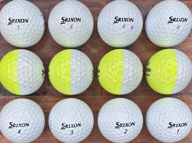 12 x SRIXON Z- STAR DIAMOND/ DIVIDE GOLF BALLS, PERFECT CONDITION⭐️⭐️⭐️⭐️⭐️