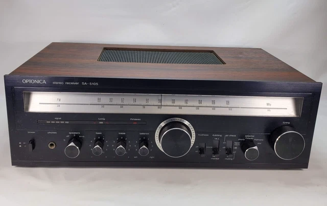 Amplificateur Tuner Stéréo Monarch SAT-260X - Vintage Japon, état Solide (pour Pièces/restauration)