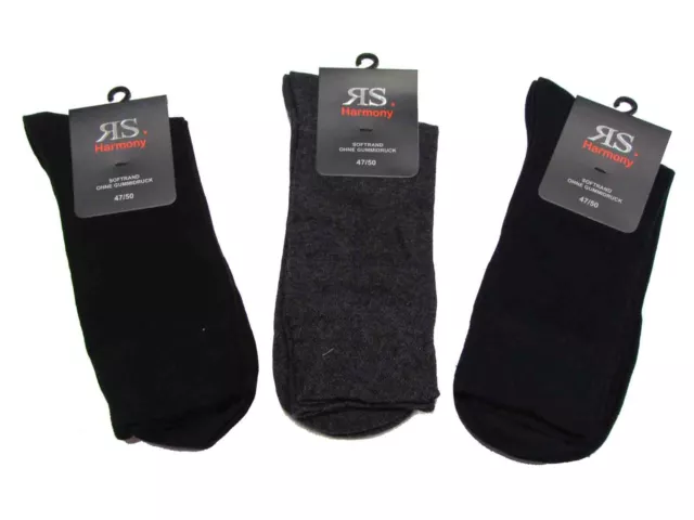3 paar Socken ohne Gummi mit Softrand - RS 31043-S