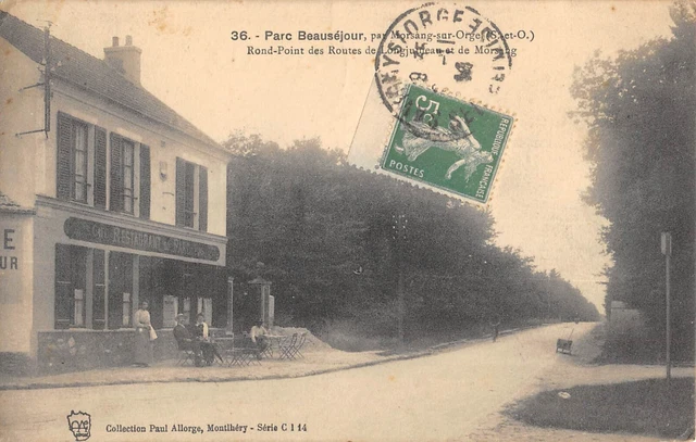 Carte Postale Ancienne CPA 91 Longjumeau - La Grande Rue Vue Sur Le Pont (Années 1910)
