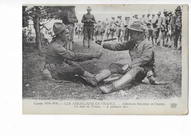 Militaires Guerre 1914 Les Americains En France