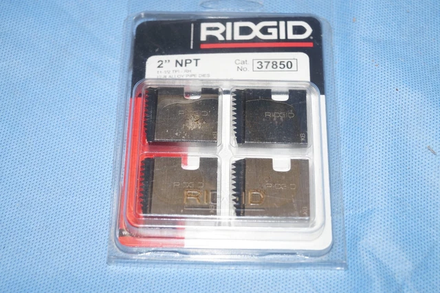 Ridgid 37850 Npt 2" Pipe Dies Rh 11-1/2" Tpi-Rh