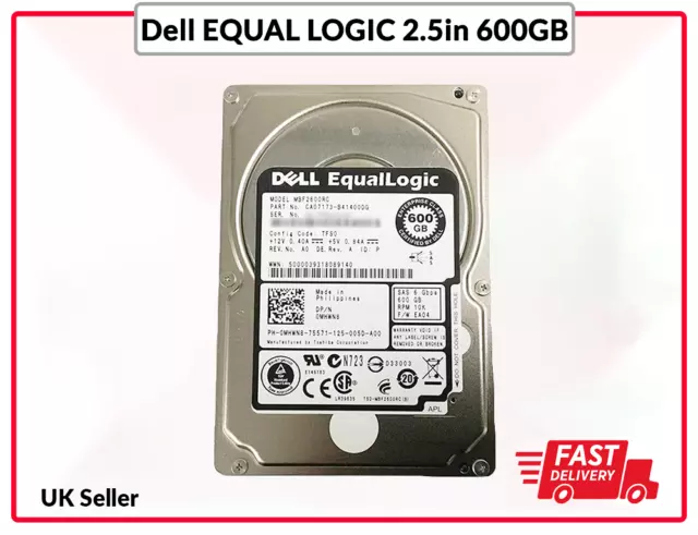 Cheap Dell Enterprise Plus EqualLogic 2.5" 600GB 10K SAS Dual Port Hard Drive