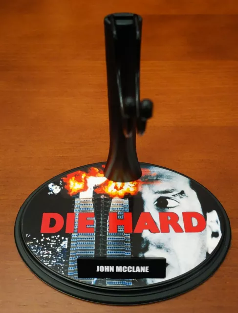 John Mcclane - Bruce Willis - Die Hard - Base Stand Custom 1/6 - For Hot Toys