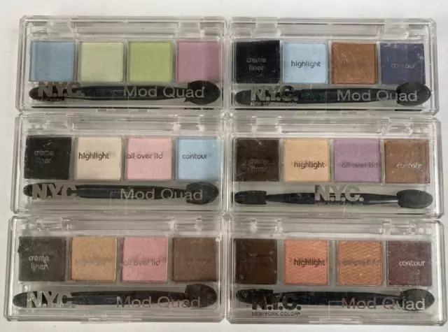 NYC New York Farbmod Quad & einzelne Augen Lidschatten Palette