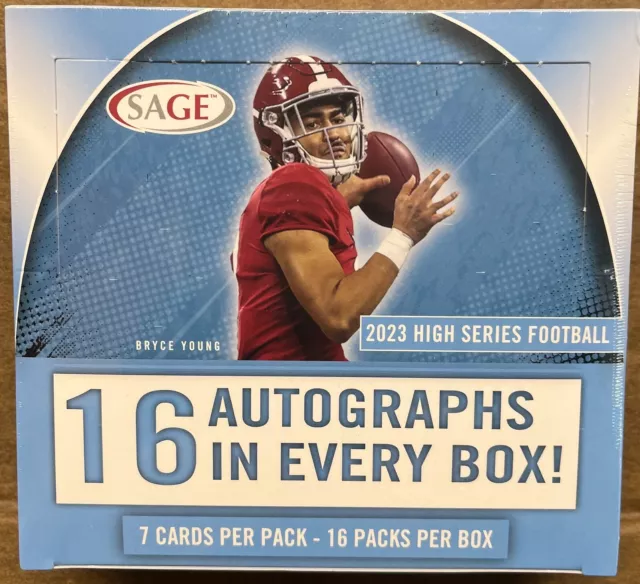 2021 SAGE FOOTBALL Premier Draft HIGH Series Factory Sealed HOBBY Box