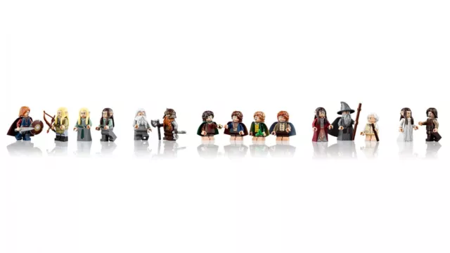 LEGO Icônes 10316 Seigneur des Anneaux Bruchtal Fondcombe Mini Figurines Neuf