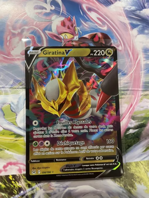 Pokemon 130/196 Giratina V Ultra Rare EB11 Epee et Bouclier 11