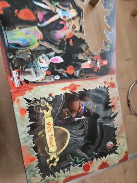 VARIANTE racconti spaventosi MEZCO alice nel paese delle meraviglie ACTION FIGURE CONIGLIO BIANCO NERO