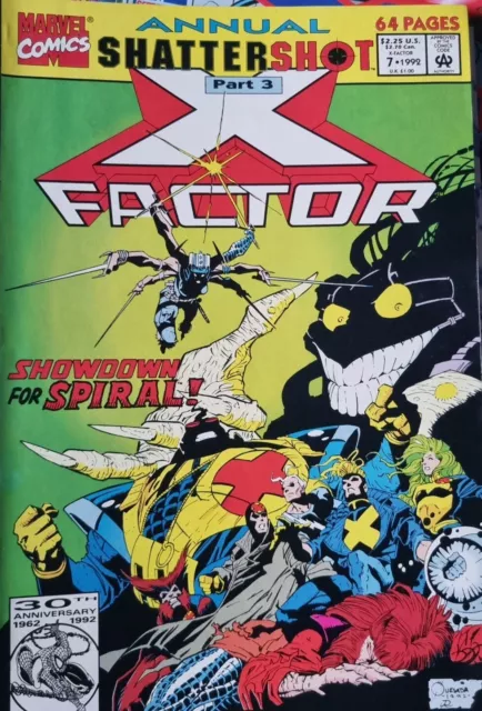 X-Factor. Annual.  No7.  Marvel Comics. Vfn/Nm Condition.  Vintage 1992