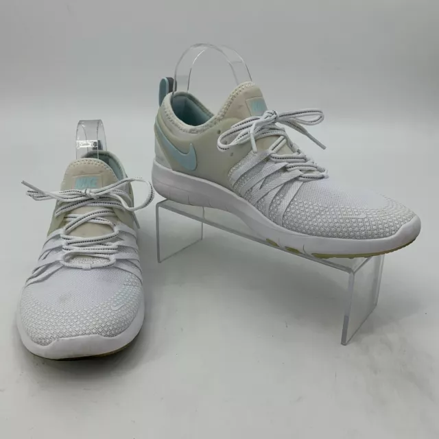 Nike Free TR 7 Reflect Training Shoes Women's Size 8 White Athletic Gym Workout 2